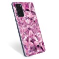Samsung Galaxy S20 FE TPU Suojakuori - Vaaleanpunainen Kristalli