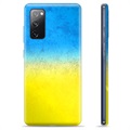 Samsung Galaxy S20 FE TPU Kotelo Ukrainan Lippu - Kaksisävyinen