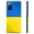 Samsung Galaxy S20 FE TPU Kotelo Ukrainan Lippu - Keltainen ja vaaleansininen