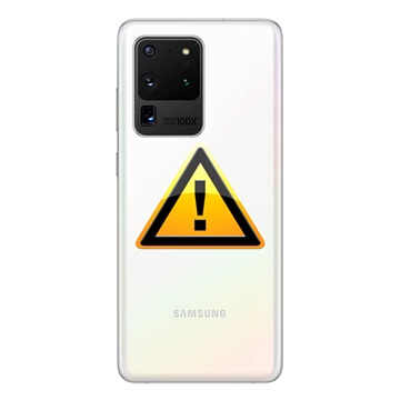 Samsung Galaxy S20 Ultra 5G Takakannen Korjaus - Valkoinen