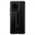 Samsung Galaxy S20 Ultra Protective Standing Cover (Avoin pakkaus - Erinomainen) - Musta