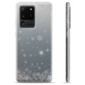 Samsung Galaxy S20 Ultra TPU Suojakuori - Lumihiutaleet