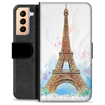 Samsung Galaxy S21+ 5G Premium Lompakkokotelo - Pariisi