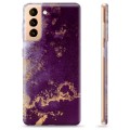Samsung Galaxy S21+ 5G TPU Suojakuori - Kultainen Luumu