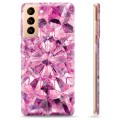 Samsung Galaxy S21+ 5G TPU Suojakuori - Vaaleanpunainen Kristalli
