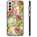 Samsung Galaxy S21 5G Suojakuori - Vaaleanpunaiset Kukat
