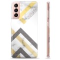 Samsung Galaxy S21 5G TPU Suojakuori - Abstraktin Marmori