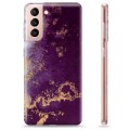 Samsung Galaxy S21 5G TPU Suojakuori - Kultainen Luumu