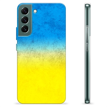 Samsung Galaxy S22+ 5G TPU Kotelo Ukrainan Lippu - Kaksisävyinen