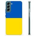 Samsung Galaxy S22+ 5G TPU Kotelo Ukrainan Lippu - Keltainen ja vaaleansininen