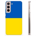 Samsung Galaxy S22 5G TPU Kotelo Ukrainan Lippu - Keltainen ja vaaleansininen