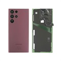Samsung Galaxy S22 Ultra 5G Akkukansi GH82-27457B - Burgundy Punainen