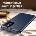 Samsung Galaxy S22 Ultra 5G Smart Clear View Käännä kotelo korttipaikalla - Safiiri