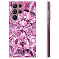 Samsung Galaxy S22 Ultra 5G TPU Suojakuori - Vaaleanpunainen Kristalli