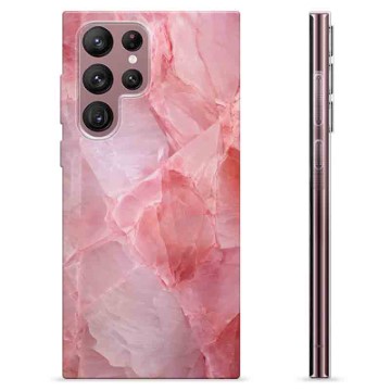 Samsung Galaxy S22 Ultra 5G TPU Suojakuori - Vaaleanpunainen Kvartsi