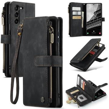 Samsung Galaxy S23 5G Caseme 2-in-1 Multifunctional Lompakkokotelo - Musta