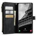 Samsung Galaxy S23 5G Caseme 2-in-1 Multifunctional Lompakkokotelo - Musta