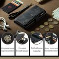 Samsung Galaxy S23 5G Caseme 2-in-1 Multifunctional Lompakkokotelo - Musta