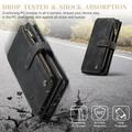 Samsung Galaxy S23 5G Caseme 2-in-1 Multifunctional Lompakkokotelo - Musta
