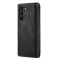Samsung Galaxy S23 5G Caseme 2-in-1 Multifunctional Lompakkokotelo - Musta