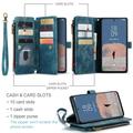Samsung Galaxy S23 5G Caseme 2-in-1 Multifunctional Lompakkokotelo - Sininen