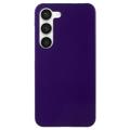 Samsung Galaxy S23 5G Kumipäällysteinen Muovikuori - Violetti
