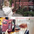 Samsung Galaxy S23 FE Caseme 2-in-1 Multifunctional Lompakkokotelo - Punainen