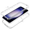 Samsung Galaxy S23 FE Gradient-Sarjan Hybridikotelo - Sininen / Läpinäkyvä