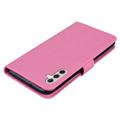 Samsung Galaxy S23 FE Pöllö strassi lompakko kotelo - Kuuma Pinkki