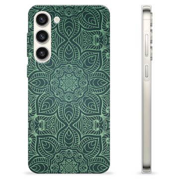 Samsung Galaxy S23+ 5G TPU Suojakuori - Vihreä Mandala