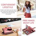 Samsung Galaxy S23 Ultra 5G Caseme 2-in-1 Multifunctional Lompakkokotelo - Punainen