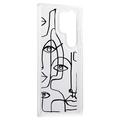 Samsung Galaxy S23 Ultra Fashion TPU Kotelo - Abstrakti muotokuva