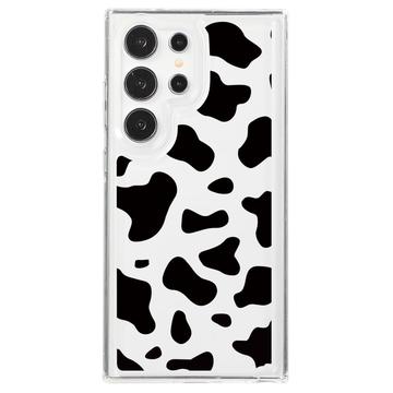Samsung Galaxy S23 Ultra Fashion TPU kotelo - lehmä
