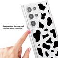 Samsung Galaxy S23 Ultra Fashion TPU kotelo - lehmä