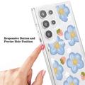 Samsung Galaxy S23 Ultra Fashion TPU Kotelo - Kukat / Mansikat