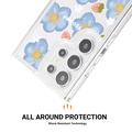 Samsung Galaxy S23 Ultra Fashion TPU Kotelo - Kukat / Mansikat