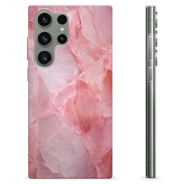 Samsung Galaxy S23 Ultra 5G TPU Suojakuori - Vaaleanpunainen Kvartsi