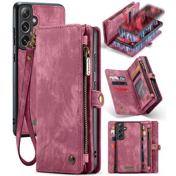 Samsung Galaxy S24 Caseme 008 2-in-1 Multifunctional Lompakkokotelo - Punainen