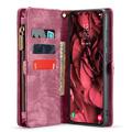 Samsung Galaxy S24 Caseme 008 2-in-1 Multifunctional Lompakkokotelo - Punainen