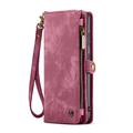 Samsung Galaxy S24 Caseme 008 2-in-1 Multifunctional Lompakkokotelo - Punainen
