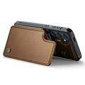 Samsung Galaxy S24 Caseme C22 RFID-korttilompakko - ruskea