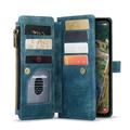 Samsung Galaxy S24 FE Caseme C30 Monitoiminen Lompakkokotelo - Sininen