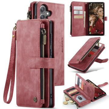Samsung Galaxy S24 FE Caseme C30 Monitoiminen Lompakkokotelo - Punainen