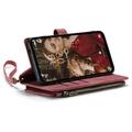 Samsung Galaxy S24 FE Caseme C30 Monitoiminen Lompakkokotelo - Punainen