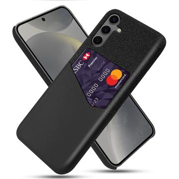 Samsung Galaxy S24 FE KSQ Suojakuori Korttipidikkeellä - Musta