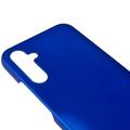 Samsung Galaxy S24 FE Kumipäällysteinen Muovikuori - Sininen