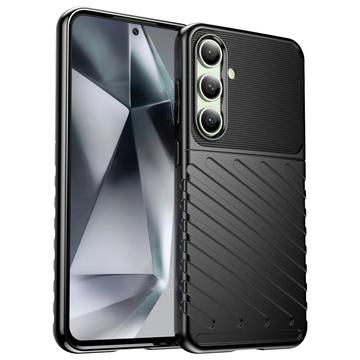 Samsung Galaxy S24 FE Thunder Sarja TPU Suojakuori - Musta