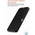Samsung Galaxy S24 Flip Case korttipaikalla - MagSafe-yhteensopiva - Musta