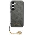 Samsung Galaxy S24 Guess 4G Charms Collection Hybridikotelo - Harmaa