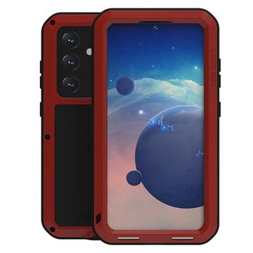 Samsung Galaxy S24 Love Mei Powerful Hybridikotelo - Punainen